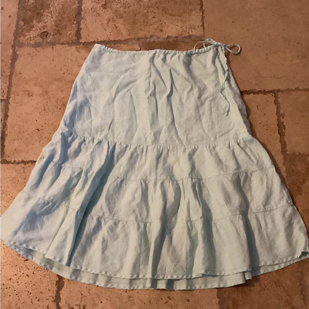 Gap maxi skirt -SZ 12 side zip
Waist 16”
Length 27”